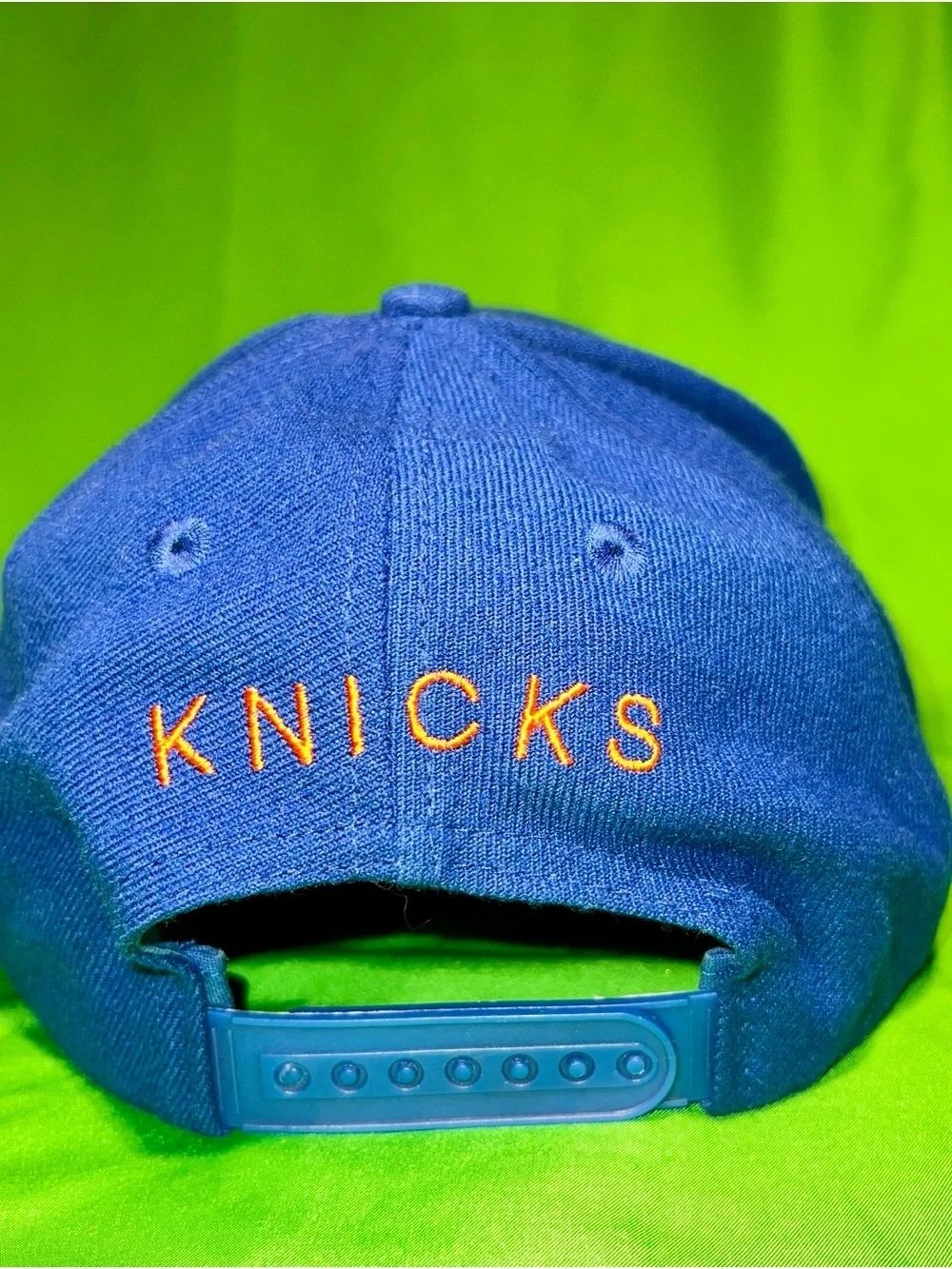 Kids Blue Knicks Embroidered Hat with Orange NBA Logo 🧢🔥🏀